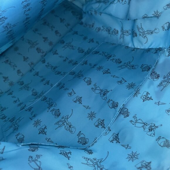 NWT Loungefly Peter Pan Captain Hook Disney Skull‎ Backpack Bag Faux Leather - Picture 11 of 12